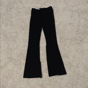 ZARA Black Flared Leggings